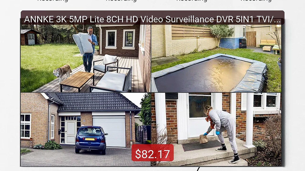 ANNKE 3K 5MP Lite 8CH HD Video Surveillance DVR 5IN1 TVI/AHD/CVI/CV... -- Top Rated 2026 | Buy Now!