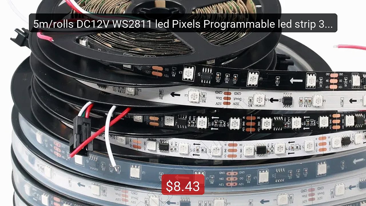 5m/rolls DC12V WS2811 led Pixels Programmable led strip 30/48/... -- Hot Deal 2026 | Limited Offer!