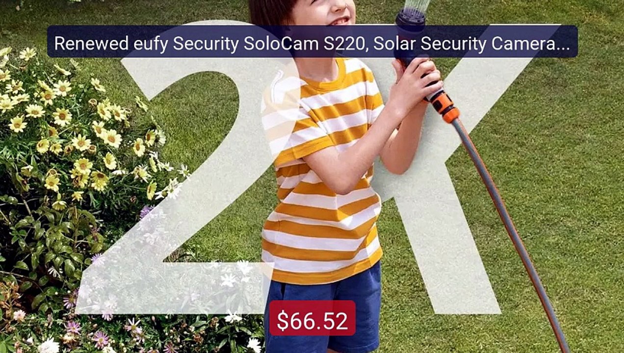 Renewed eufy Security SoloCam S220, Solar Security Camera, Wireless... -- Top Rated 2026 | Buy Now!