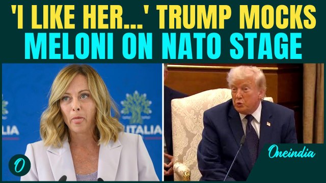 Trump MOCKS Meloni Again after ‘Restraining Order’ Meme, Italy PM Fires Back In NATO Meet