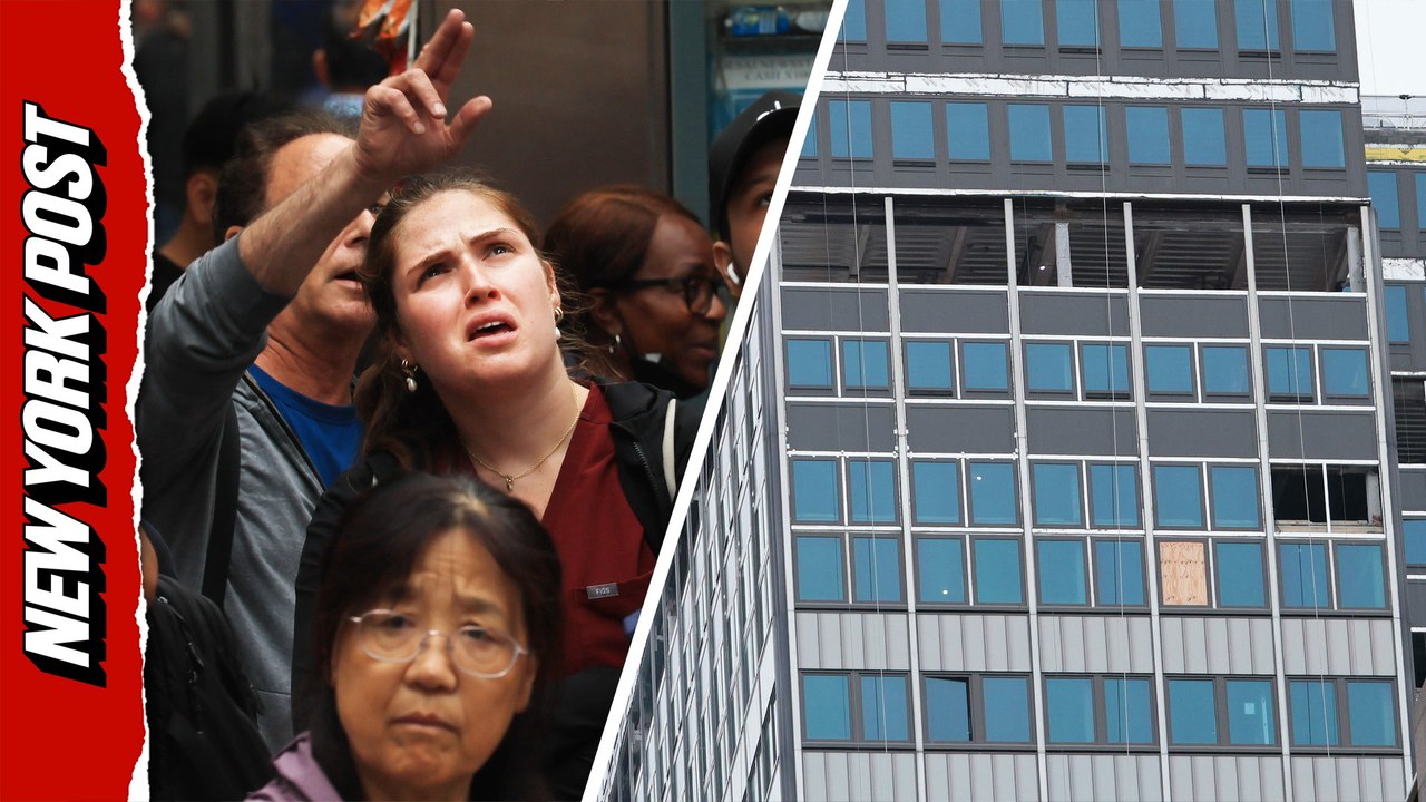 NYC residents and tourists forced to evacuate area around buckling midtown building