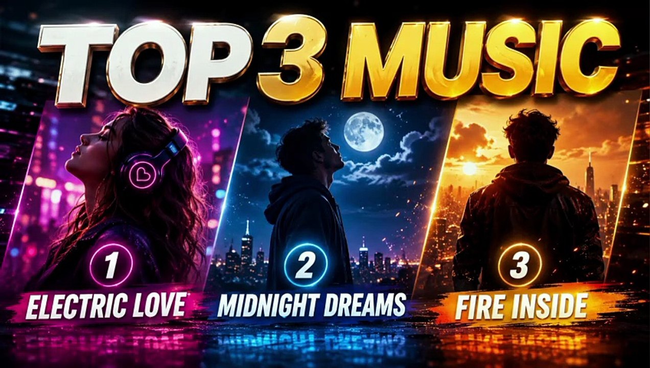 TOP 3 VIRAL POP SONGS 2026 🔥 | Electric Love, Midnight Dreams & Fire Inside | Best English Music Playlist