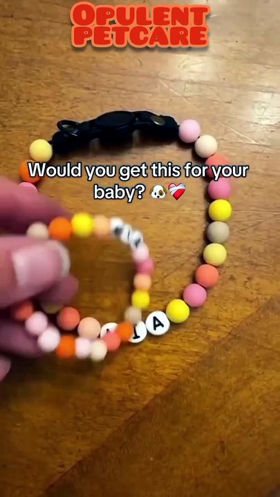 Personalized Beaded Pet Collar & Matching Bracelet Set – Custom Name Jewelry for Dogs & Their Humans