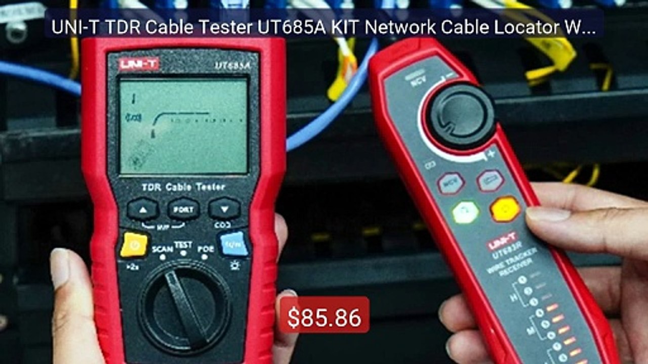 UNI-T TDR Cable Tester UT685A KIT Network Cable Locator Wire T... -- Best Buy 2026 | Great Quality!