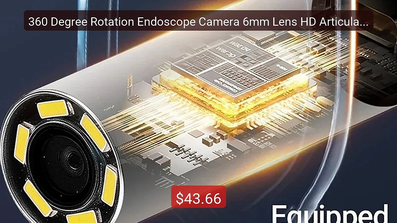 360 Degree Rotation Endoscope Camera 6mm Lens HD Articulated Inspec... -- Top Rated 2026 | Buy Now!