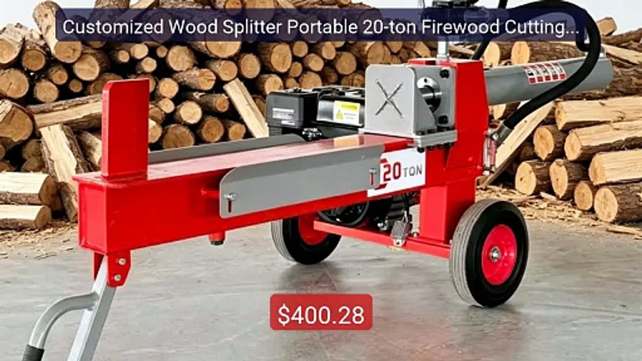 Customized Wood Splitter Portable 20-ton Firewood Cutting and ... -- Hot Deal 2026 | Limited Offer!