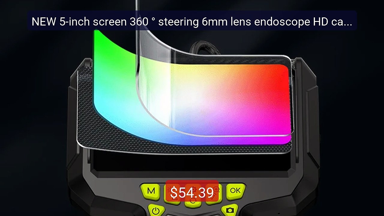 NEW 5-inch screen 360 ° steering 6mm lens endoscope HD camera ... -- Hot Deal 2026 | Limited Offer!