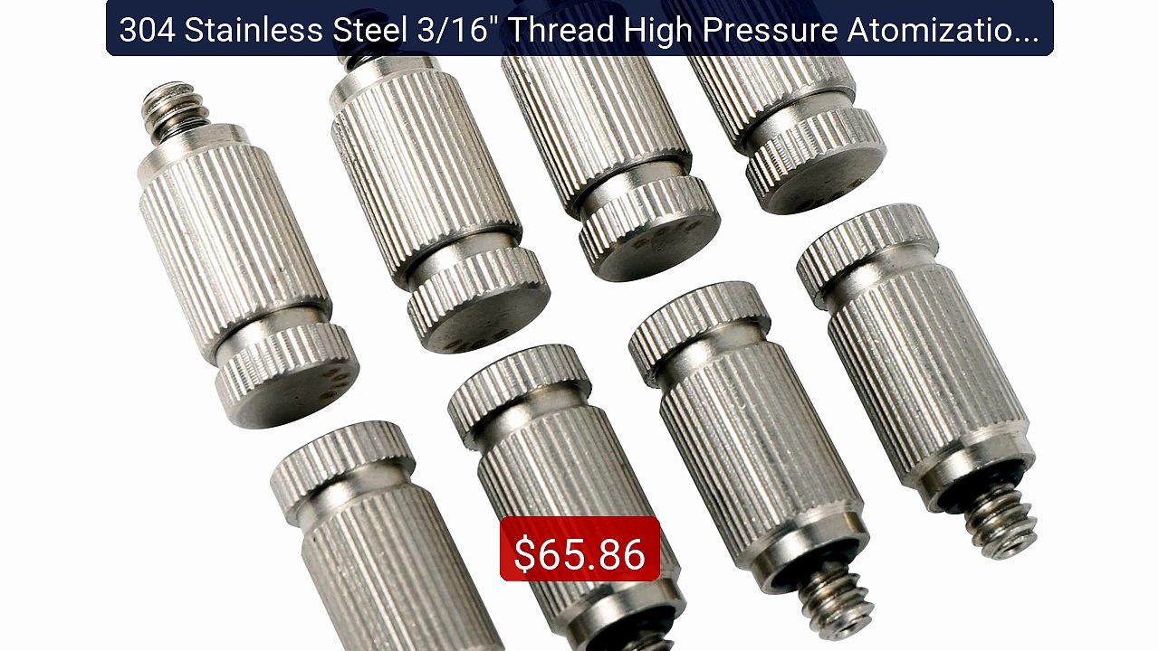 304 Stainless Steel 3/16" Thread High Pressure Atomization Nozzle G... -- Top Rated 2026 | Buy Now!