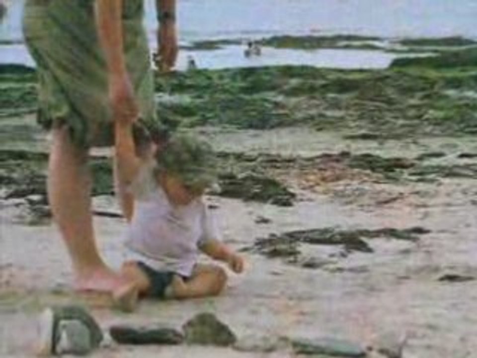 à la plage avec Elina