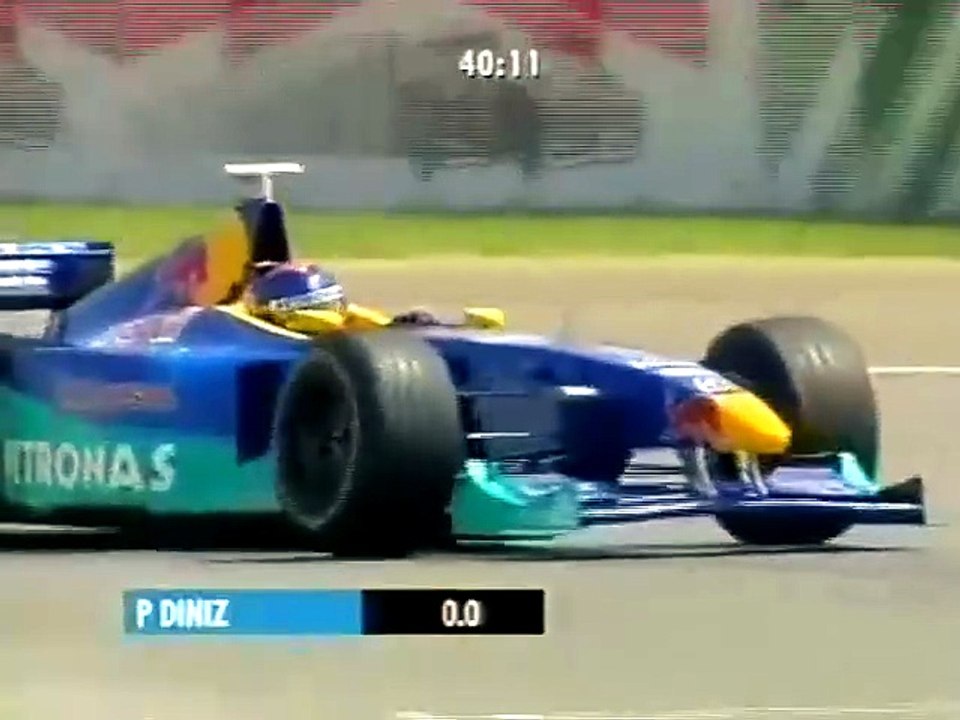 F1 – Pedro Diniz (Sauber Ferrari V10) lap in qualifying – San Marino 1999