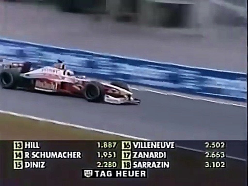 F1 – Ralf Schumacher (Williams Supertec V10) lap in qualifying – Brazil 1999