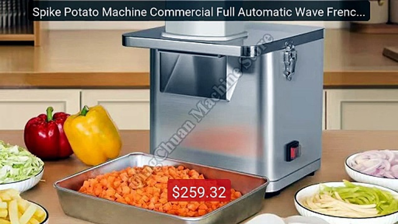 Spike Potato Machine Commercial Full Automatic Wave French ... -- Top Pick 2026 | Unbeatable Price!