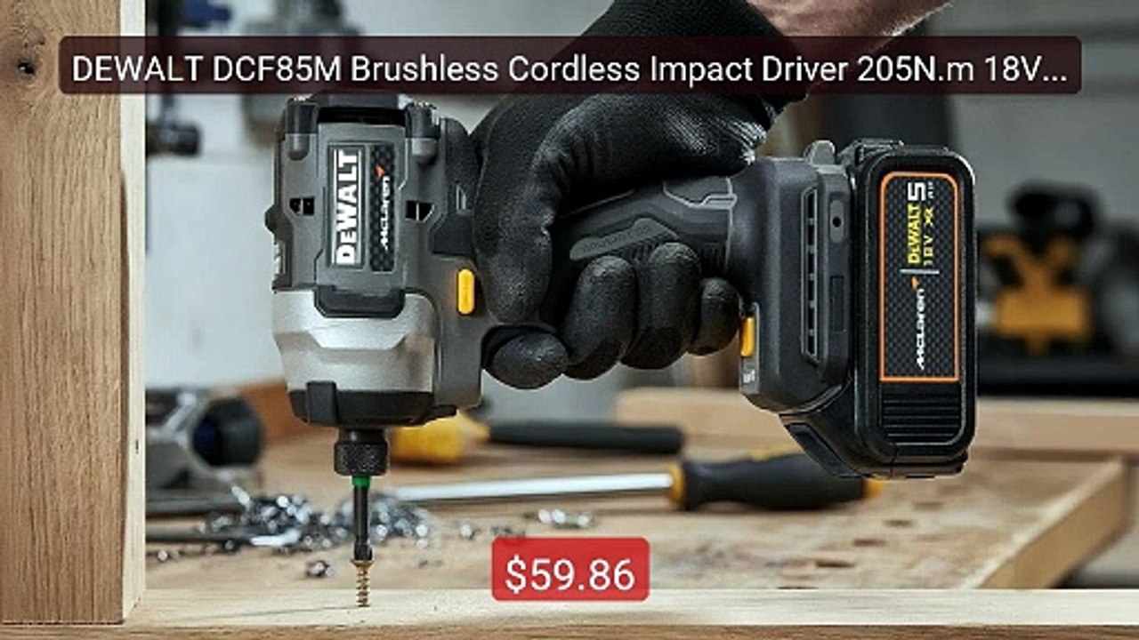 DEWALT DCF85M Brushless Cordless Impact Driver 205N.m 18V 2... -- Top Pick 2026 | Unbeatable Price!