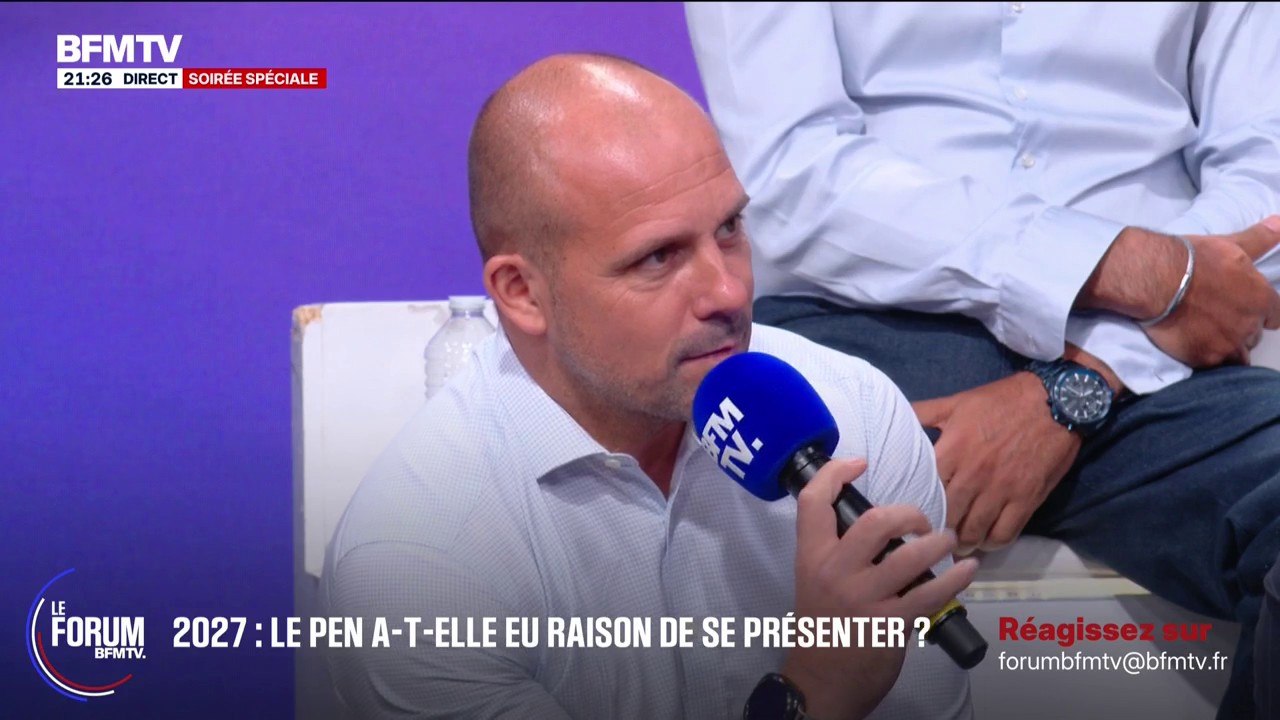 FORUM BFMTV - Candidature de Marine Le Pen à la présidentielle: "Si elle veut y aller, qu'elle y aille", affirme Rémi, agent immobilier