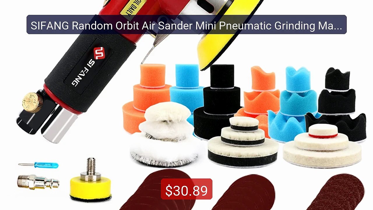 SIFANG Random Orbit Air Sander Mini Pneumatic Grinding Machine... -- Hot Deal 2026 | Limited Offer!