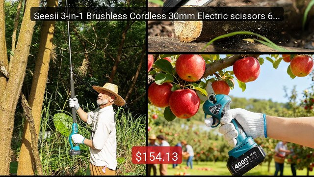 Seesii 3-in-1 Brushless Cordless 30mm Electric scissors 6'' Brushl... Best Deal 2026 | Shop Now!