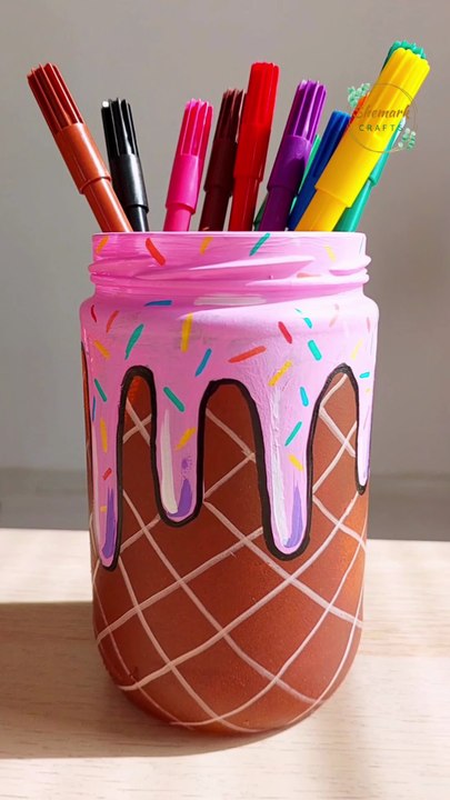 Colorful Pencil Holder Making