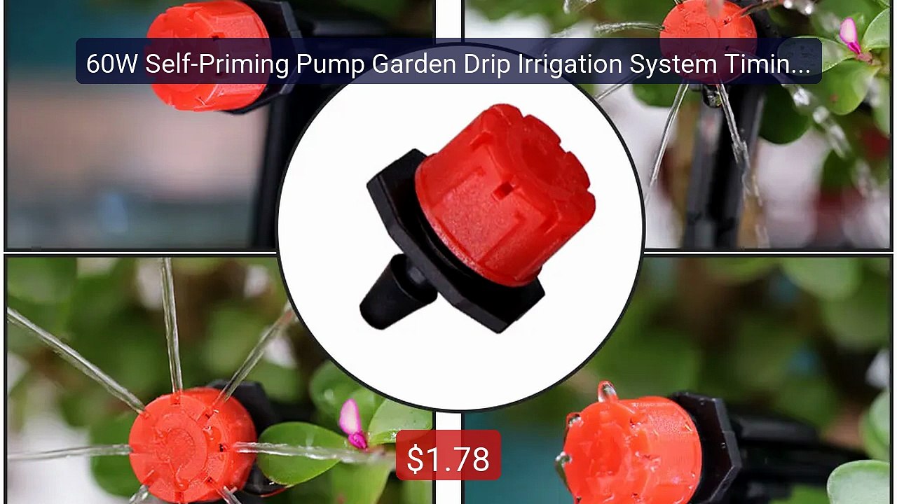 60W Self-Priming Pump Garden Drip Irrigation System Timing Pow... -- Hot Deal 2026 | Limited Offer!