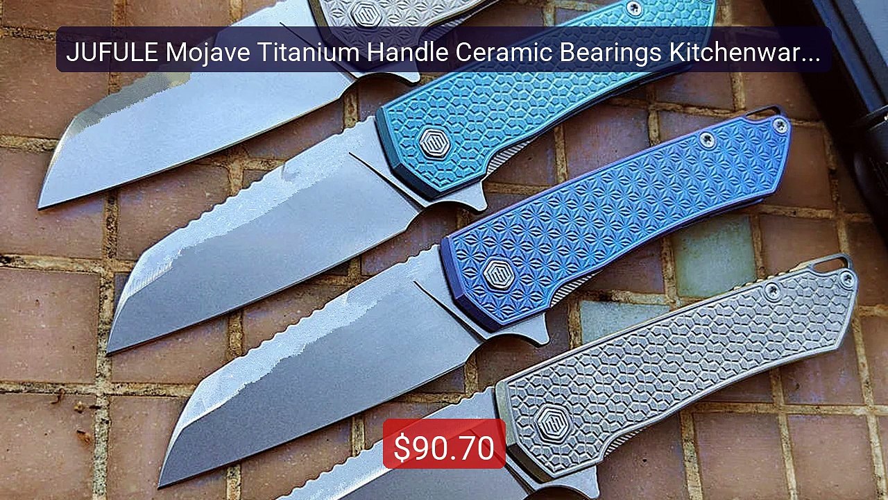 JUFULE Mojave Titanium Handle Ceramic Bearings Kitchenware Pocket E... -- Top Rated 2026 | Buy Now!