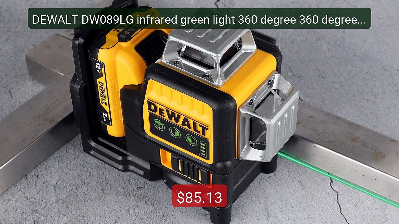 DEWALT DW089LG infrared green light 360 degree 360 degree 1... -- Top Pick 2026 | Unbeatable Price!