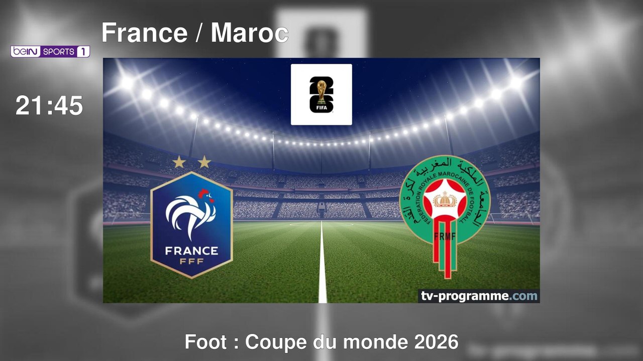 Programme SPORT soirée du Jeudi 9 juillet 2026
