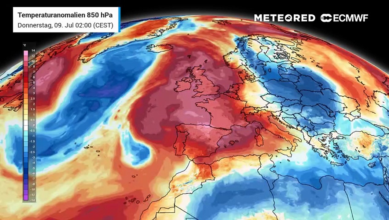 Heat Dome über Westeuropa - kommt er auch nach Deutschland?