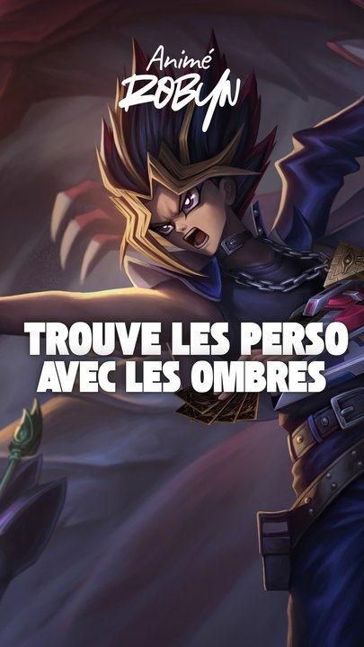 Trouve les 5 personnages d'animé avec juste leur ombre !!!