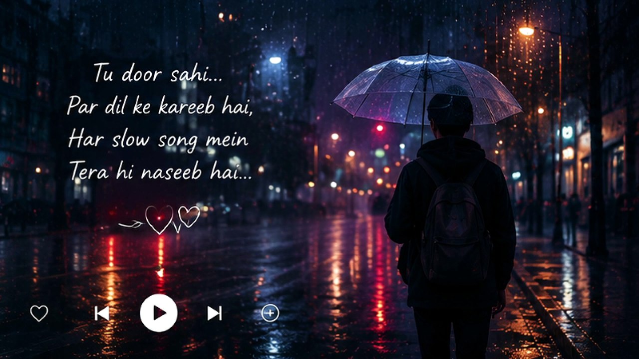 Raat Aur Tum 🌧️ | Emotional Urdu Lo-Fi Song | Rainy Night Vibes 2AM Lo-Fi Vibes ✨ Urdu Chill Song for Broken Hearts
