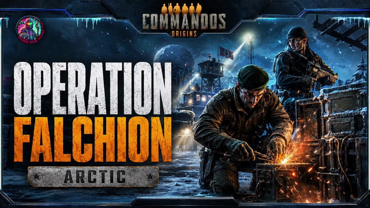 Commandos Origins Gameplay | Operation Falchion Arctic Walkthrough No Commentary