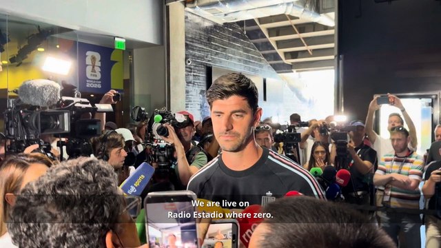 THIBAUT COURTOIS MIXED ZONE on SPAIN, LAMINE YAMAL, CUCURELLA, and the 2026 WORLD CUP