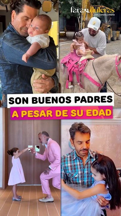 Famosos que son buenos padres a pesar de su avanzada edad