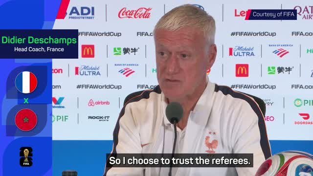 Deschamps addresses concerns over Argentine officials before Morocco clash