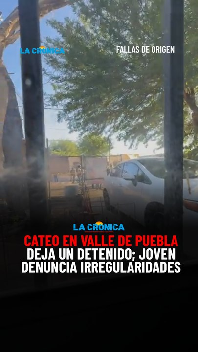 Cateo en Valle de Puebla deja un detenido; joven denuncia irregularidades