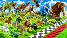 Teaser Ultimate Race 50 Animals vs T-Rex Epic Speed Challenge Which is the Fastest Animal Revolt Battle