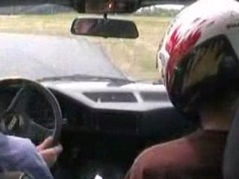 Lohéac en drift, caméra embarquée