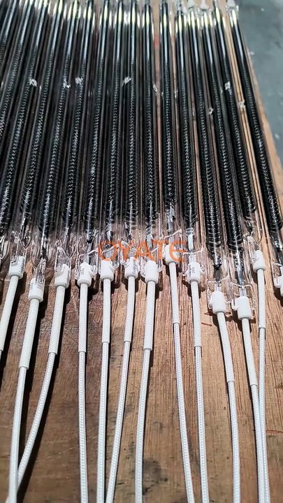 OEM Quartz Infrared Heater Tube 230V 1500W Fast Heating Element for Industrial Applications