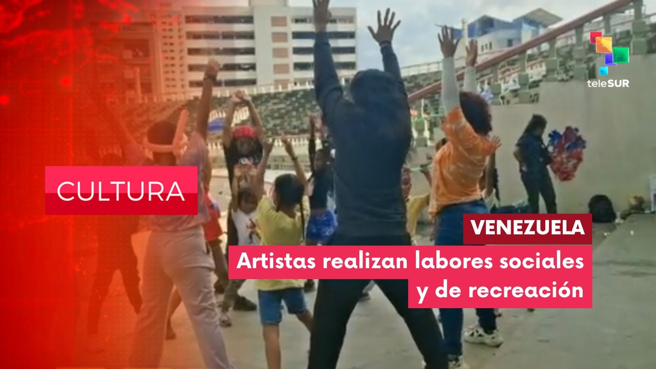 CULTURA EC | Venezuela | Artistas venezolanos realizan sociales y recreación 08-07-26