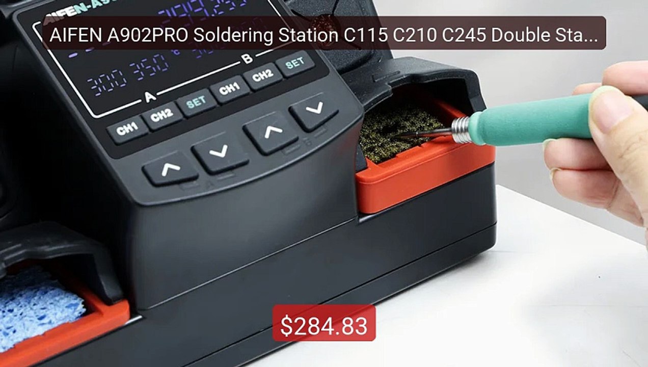 AIFEN A902PRO Soldering Station C115 C210 C245 Double Station... -- Amazing Value 2026 | Must Have!