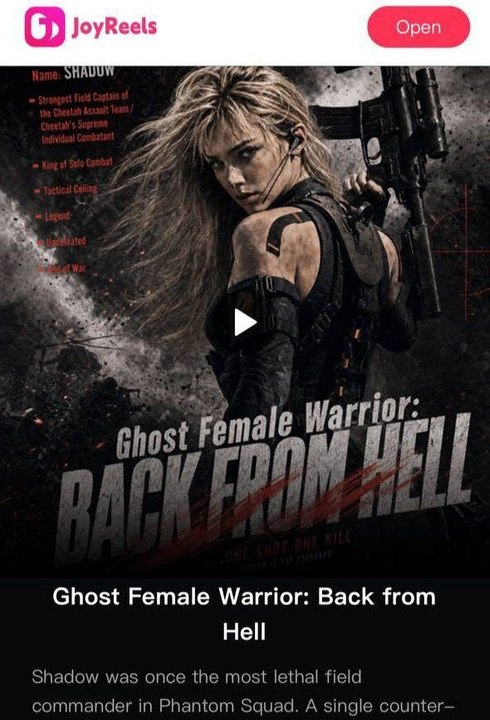 GHOST female warrior back from hell- Full EP