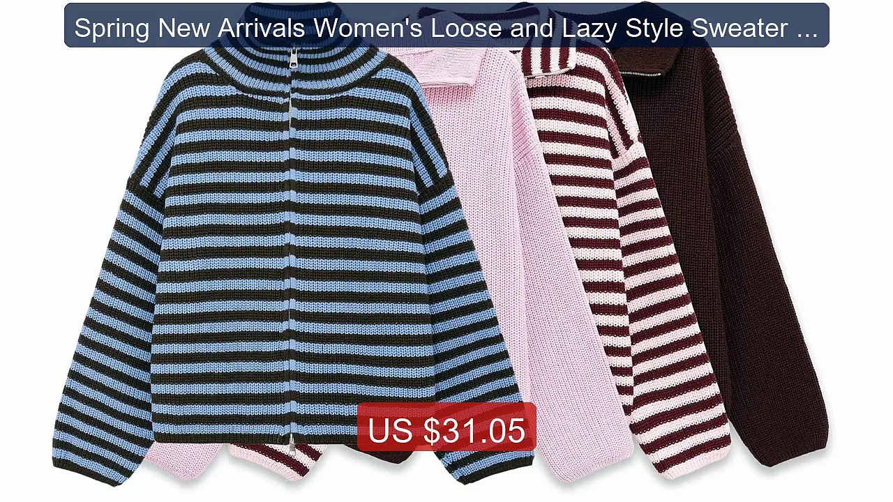 Spring New Arrivals Women's Loose and Lazy Style Sweater Ca... -- Top Pick 2026 | Unbeatable Price!