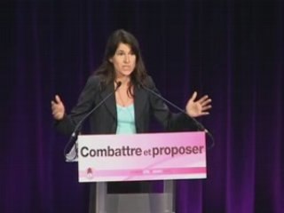 Aurélie Filippetti à la Maison de la Chimie, 28 juin 2008