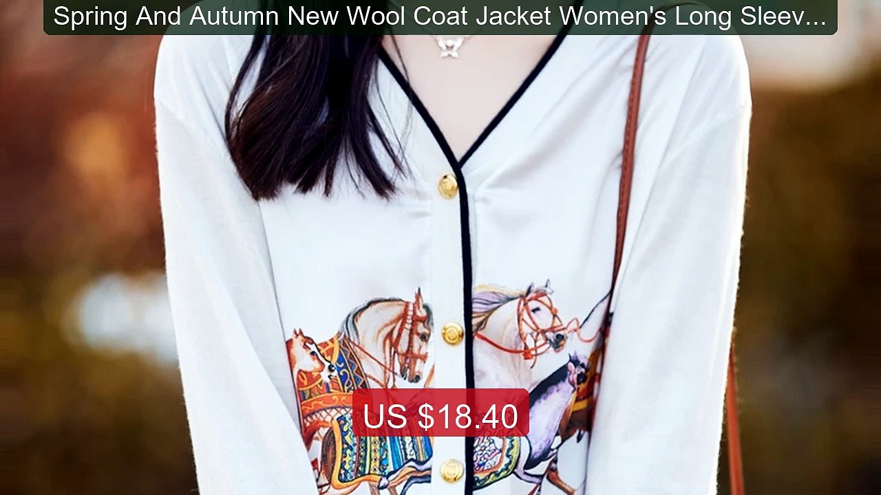 Spring And Autumn New Wool Coat Jacket Women's Long Sleeve Wi... -- Amazing Value 2026 | Must Have!