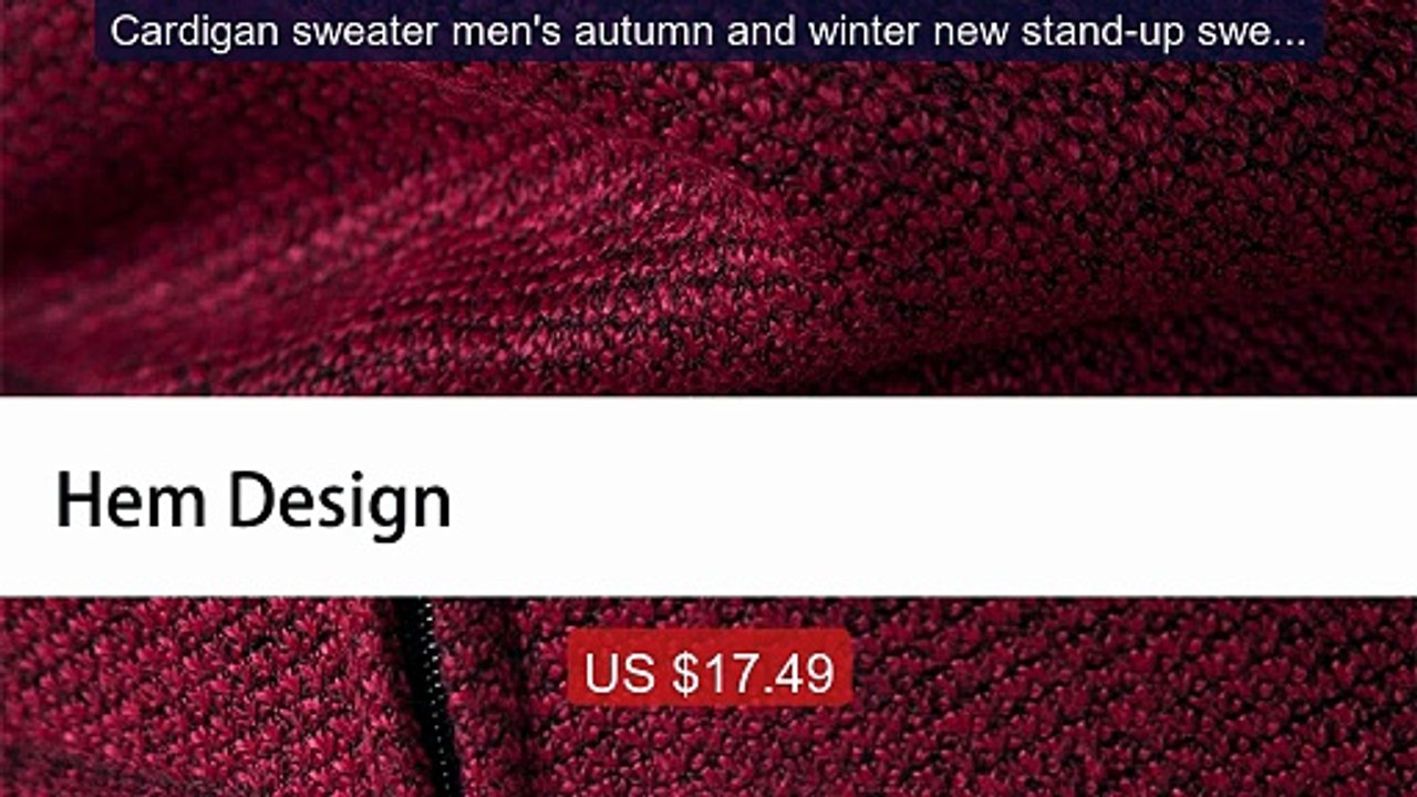Cardigan sweater men's autumn and winter new stand-up sweater ... -- Hot Deal 2026 | Limited Offer!
