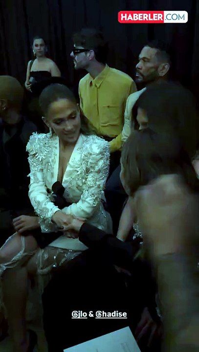 Hadise ile Jennifer Lopez'in samimi sohbeti gündem oldu