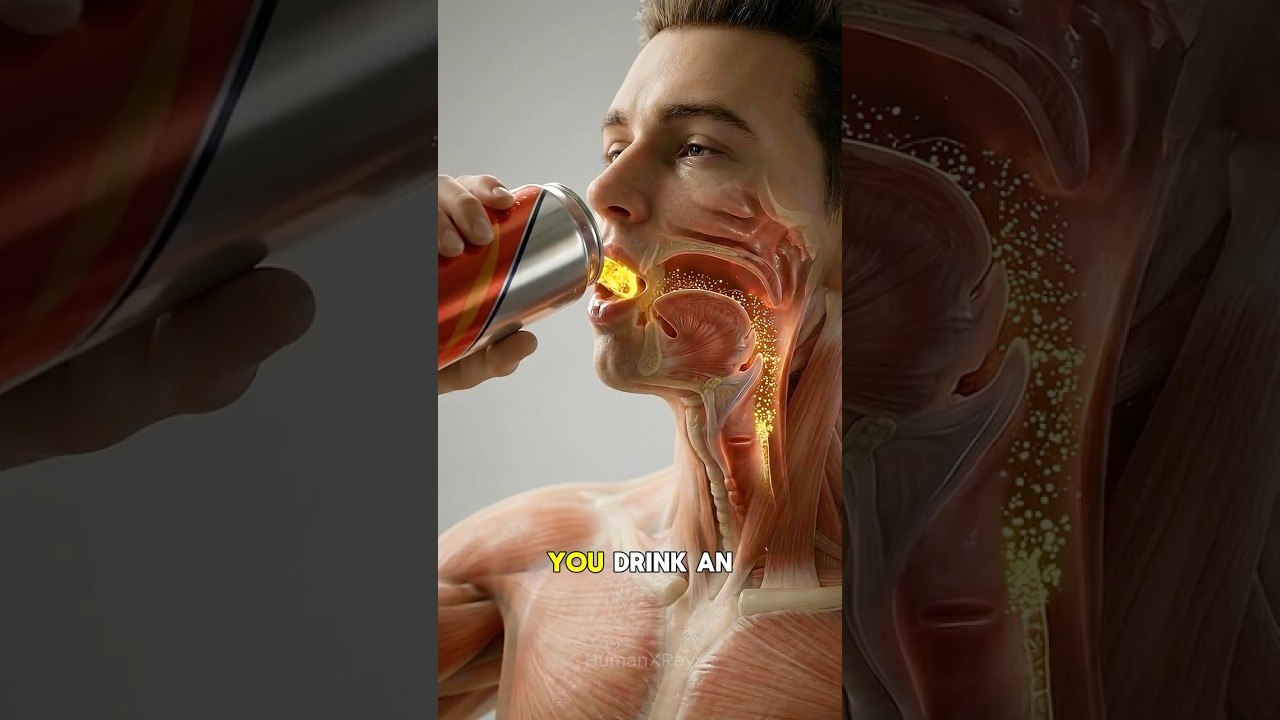 This Is What Energy Drinks Do Inside Your Body #Shorts #anatomy  #digestivehealth