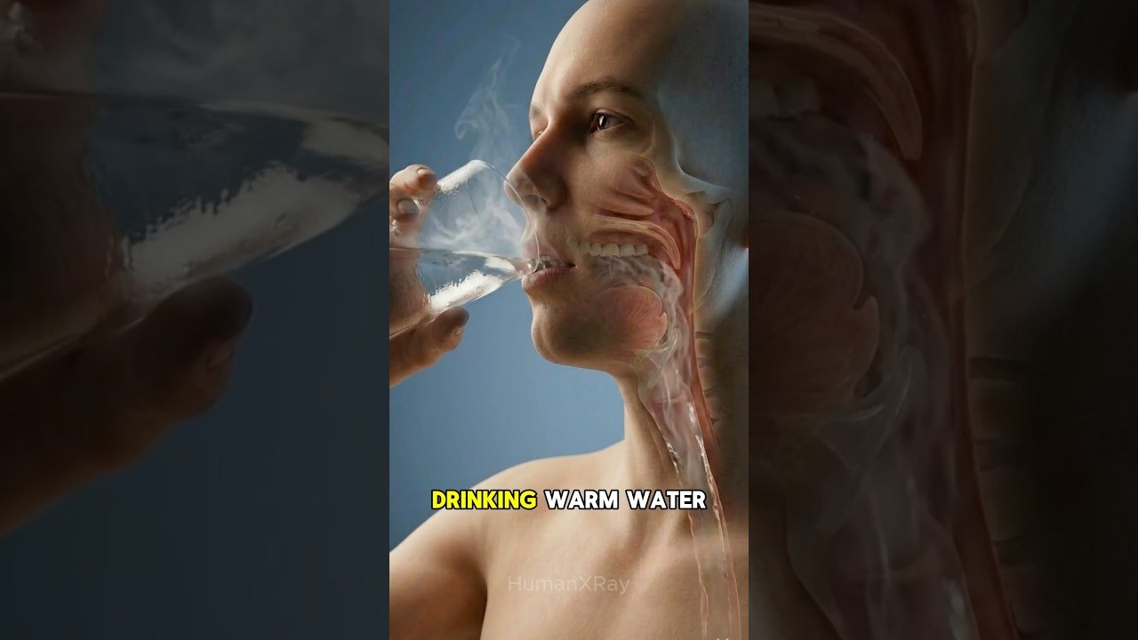 What happens to your body when you drink warm water? #Shorts #humanbody  #digestivehealth