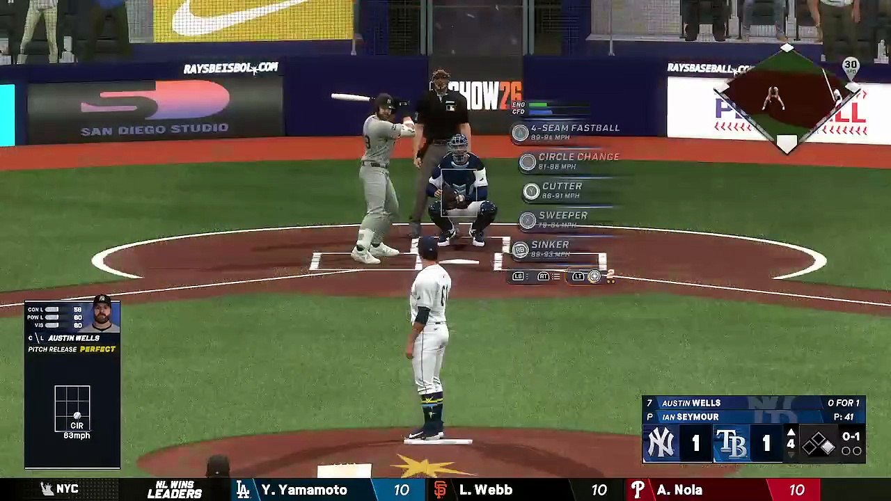 MLB® The Show™ 26 NYY vs TB 7/6/26