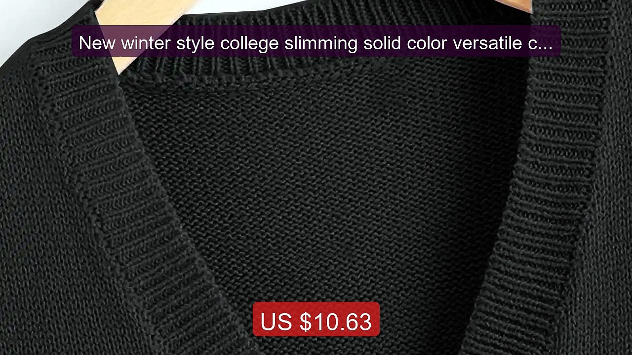 New winter style college slimming solid color versatile coat ... -- Amazing Value 2026 | Must Have!