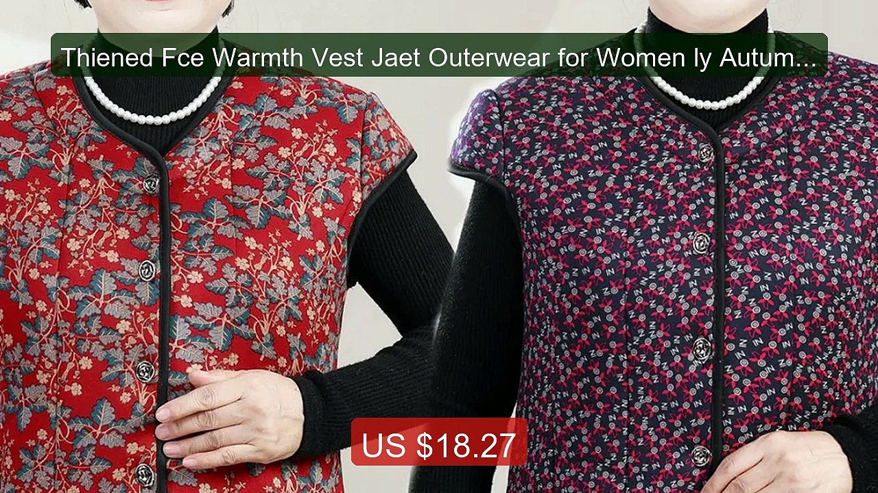 Thiened Fce Warmth Vest Jaet Outerwear for Women ly Autumn Wi... -- Amazing Value 2026 | Must Have!