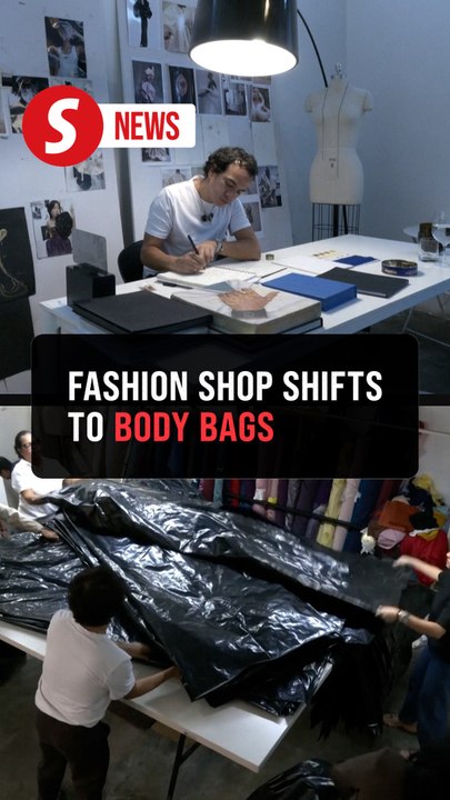 Venezuelan fashion shop swaps gowns for body bags after quakes